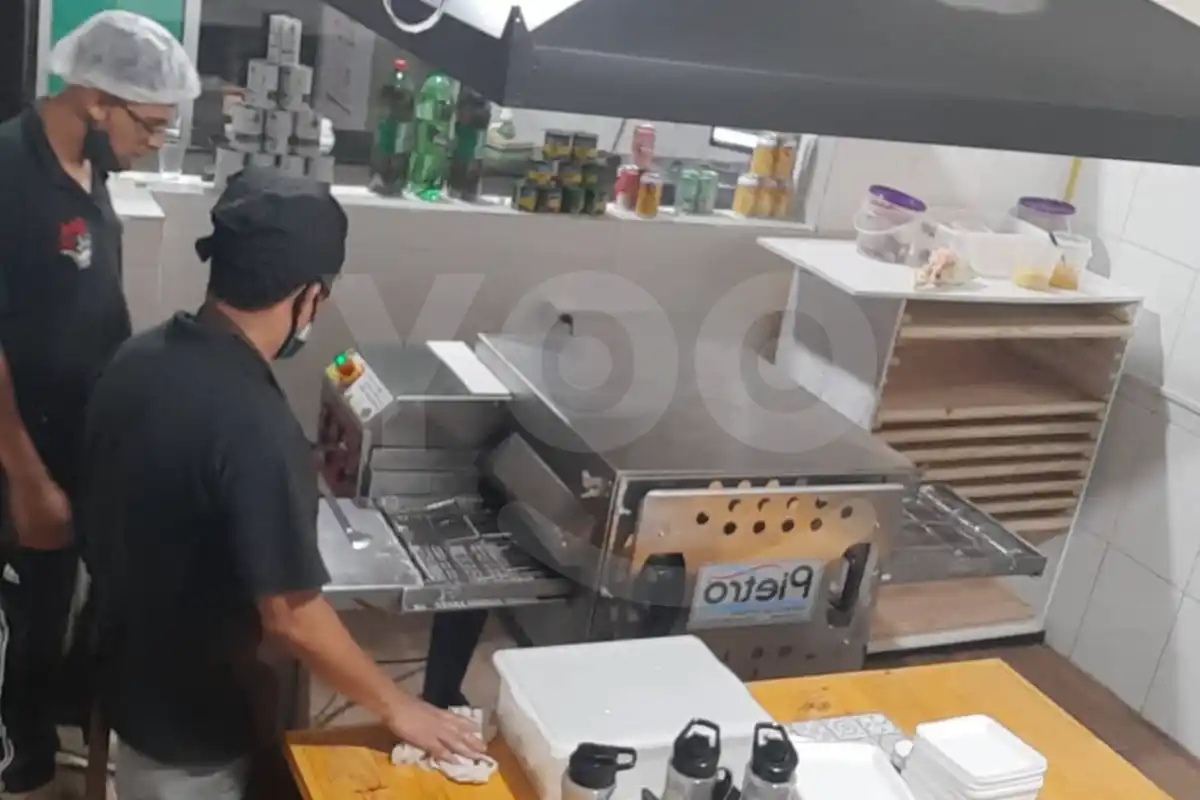 Kabuk Esfiharia - parte interna cozinha