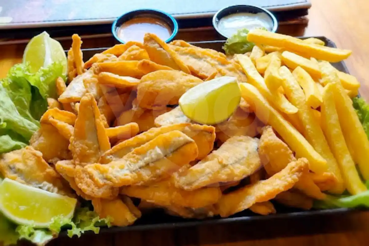Peixe do Mineirinho em Guarulhos - porcao de manjubinha frita