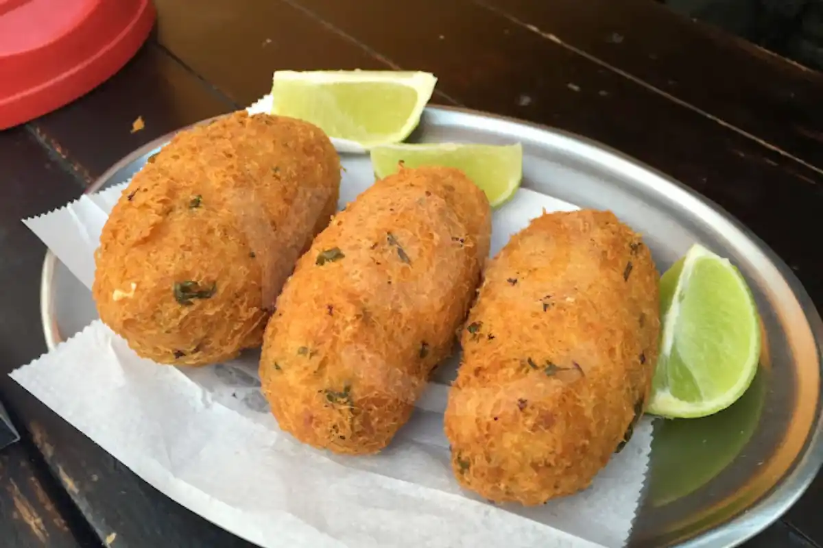restaurante do Batista no Planalto Paulista - bolinhos de bacalhau