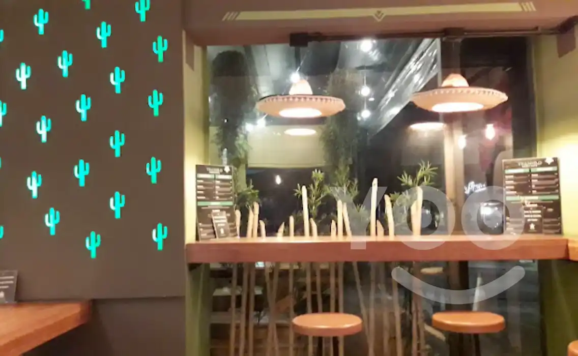 ambiente tipico mexicano no restaurante Trankilo Burriteria