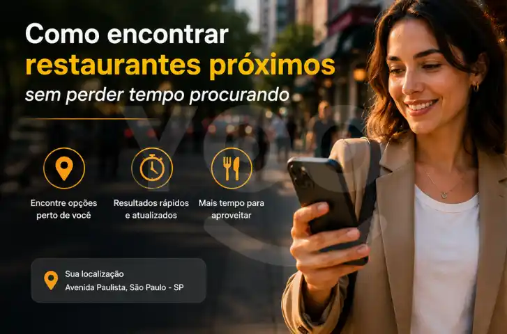 Como encontrar restaurantes proximos sem perder tempo procurando
