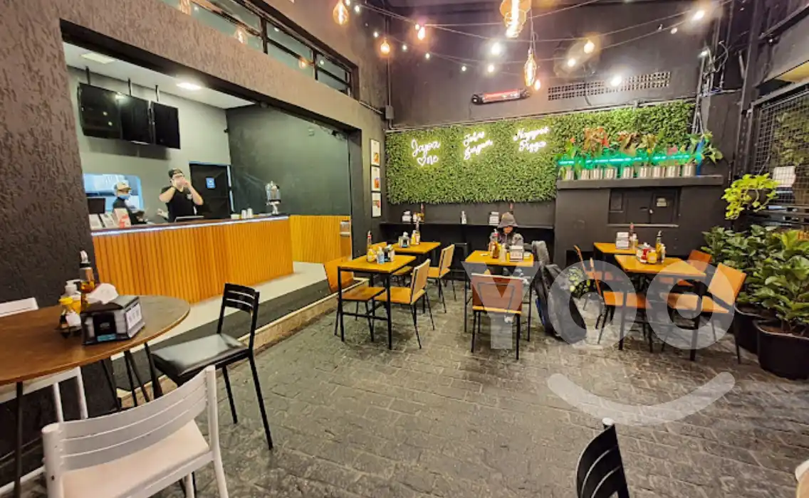 ambiente Johns Burguer Mooca