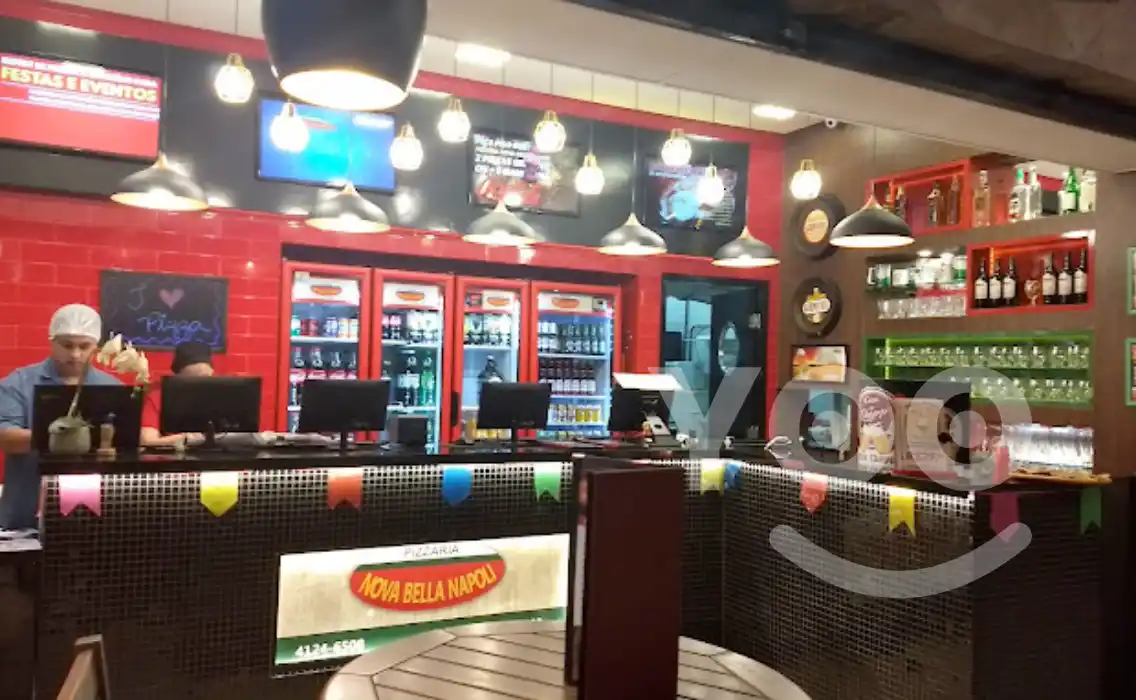 ambiente balcao Nova Bella Napoli pizzarias