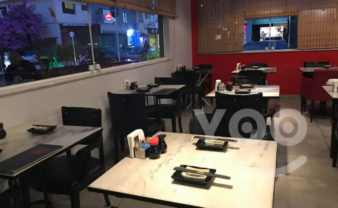 ambiente do restaurante Hanjou Sushi no Brooklin SP