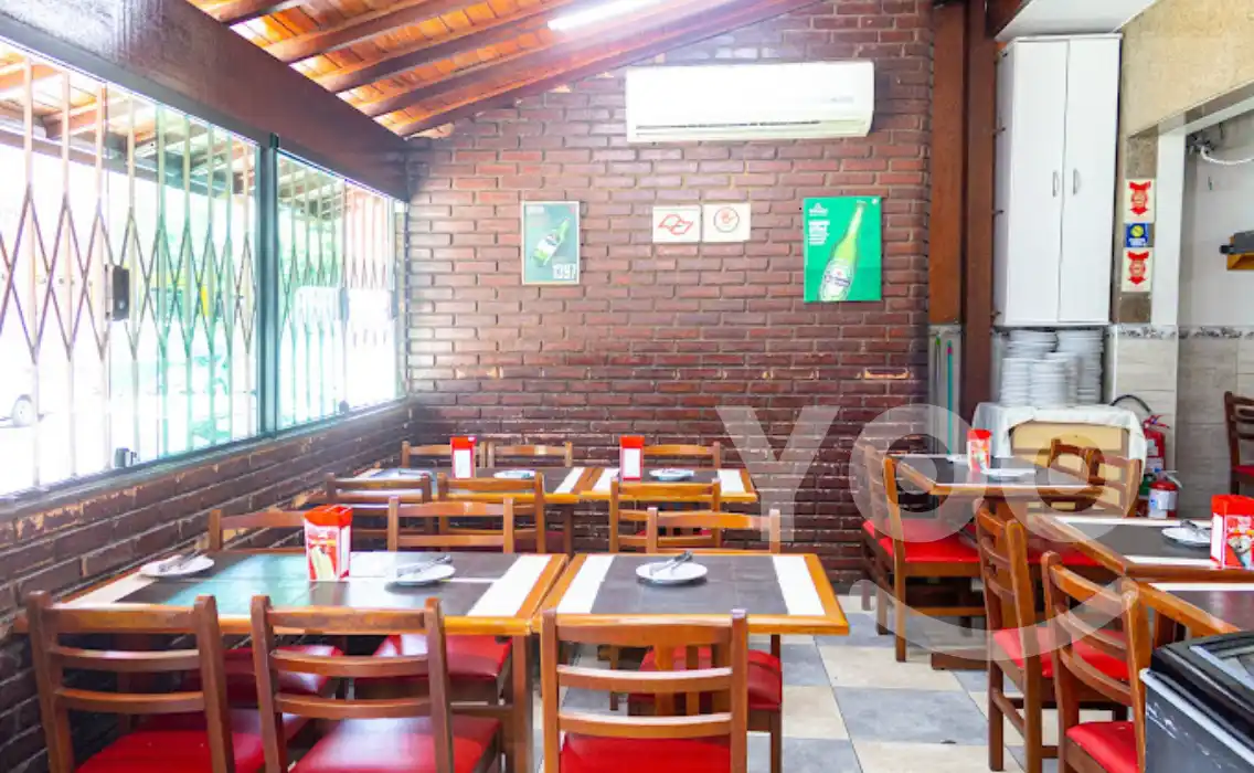 ambiente externo da Churrascaria Dona Leopoldina