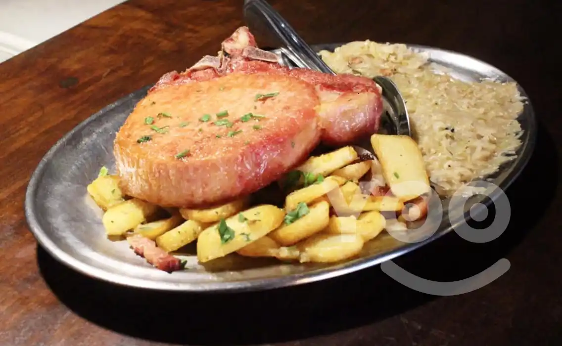 restaurante Zur Alten Muhle serve comida Alema no Brooklin