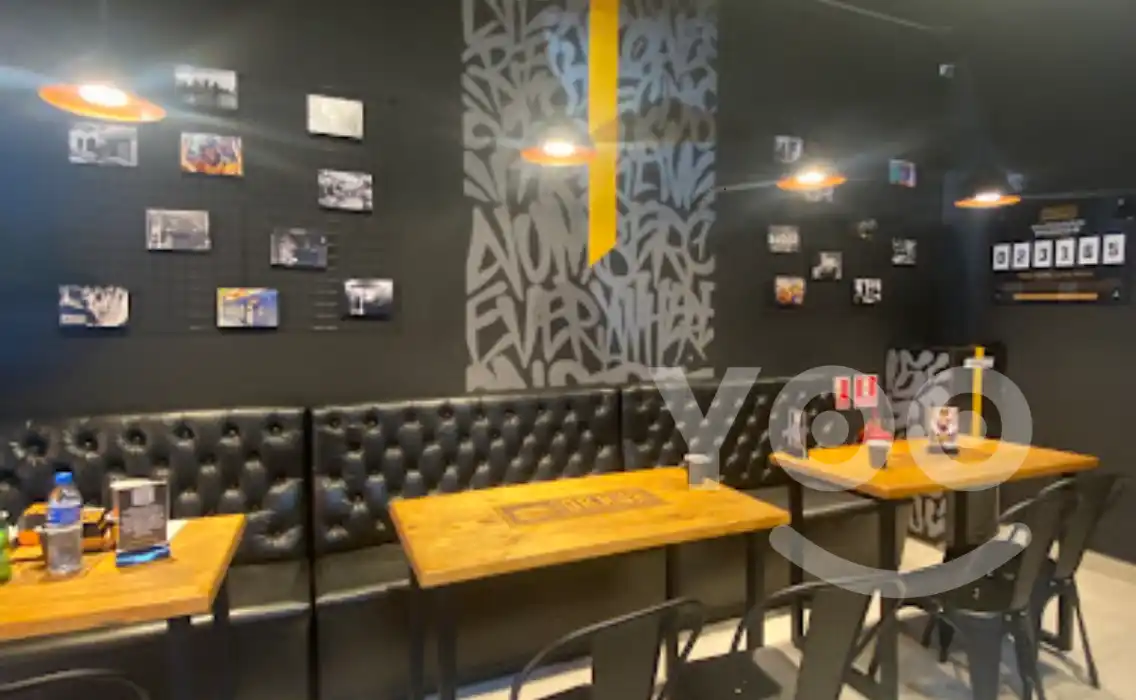 ambiente classico do Burger Da Rua