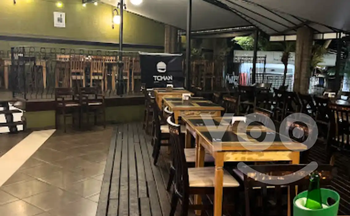 ambiente externo Tchan Lanches