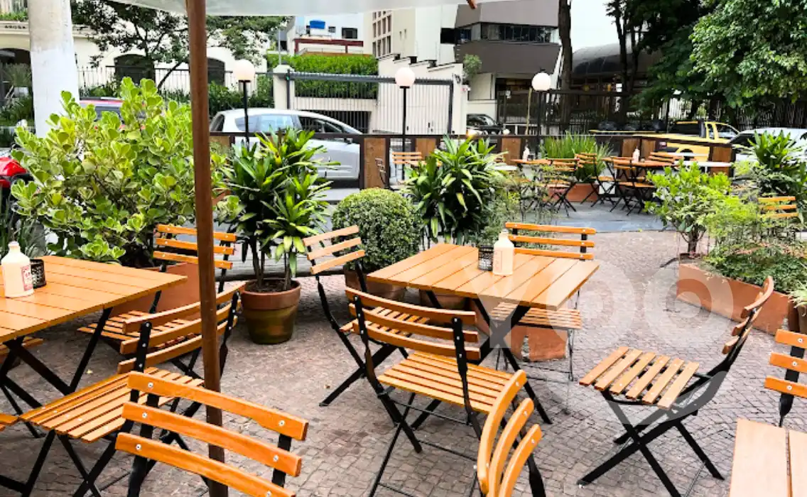 ambiente externo da Braz pizzaria Moema
